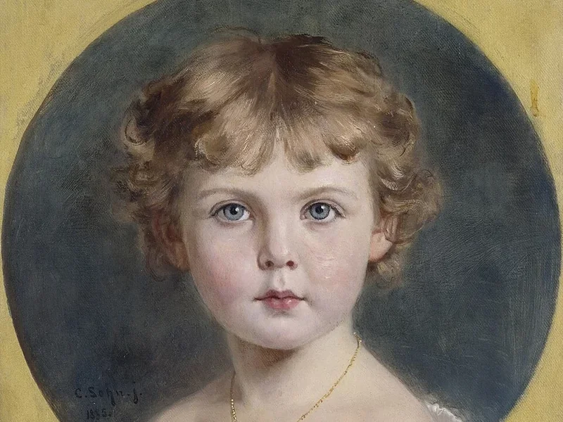 1845-Karl Rudolf Sohn - Principessa Margherita di Connaught